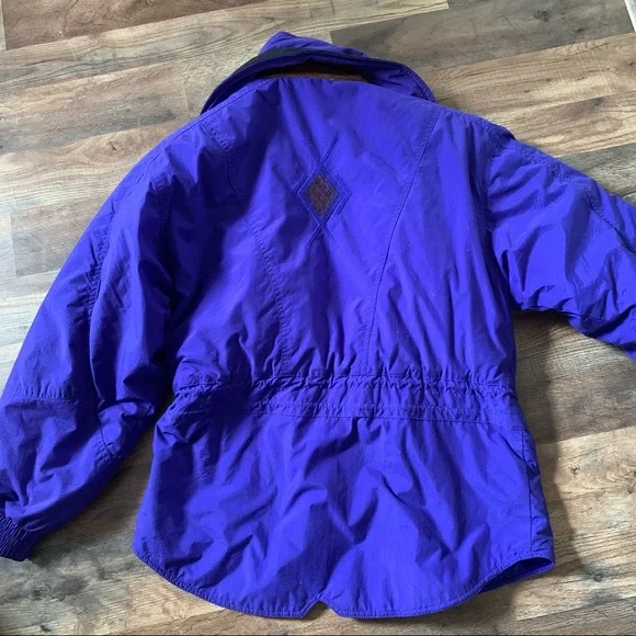 Vintage retro purple skiwear jacket women’s medium - Picture 2 of 6